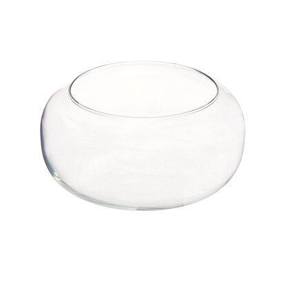 Ambra Clear Glass Bouquet Globe Vase