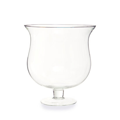 Ambra Clear Glass Cognac Vase.