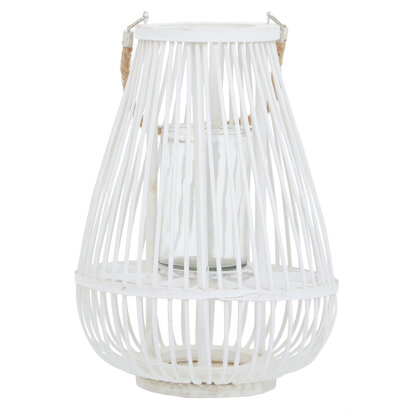 Lentigo Small White Bamboo Lantern