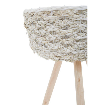 Lentigo Set Of Two White Planters