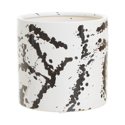 Sorrell Black and White Small Planter