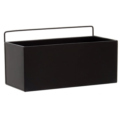 Asher Wall Plant Box Black