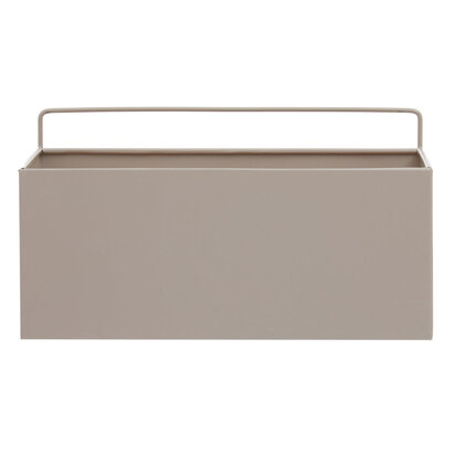 Leoiwell Wall Plant Box Grey Natural