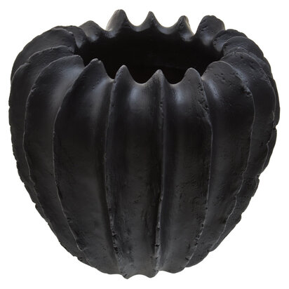 Oreford Black Textured Vase