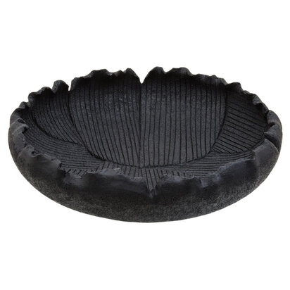Broc Black Textured Bowl