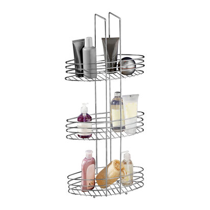 Dara 3 Tier Chrome Bathroom Organiser