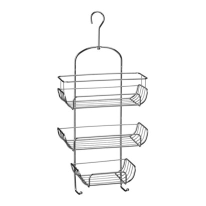 Dara Three Tier Chrome Shower Caddy