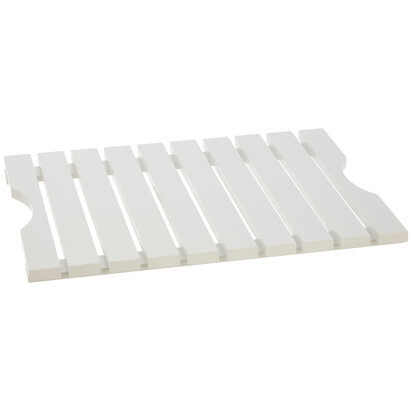 Portland White Wood Slatted Duckboard