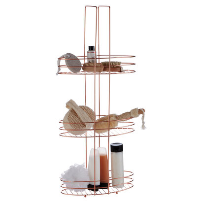 Dara 3 Tier Copper Plated Storage Rack