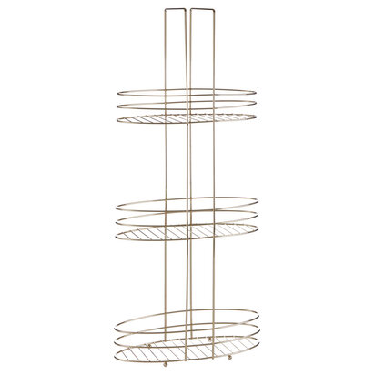 Dara 3 Tier Gold Plated Storage Rack