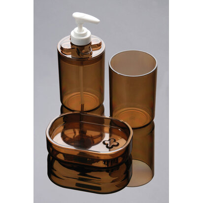 Opacity Smoke Brown Plastic Lotion Dispenser