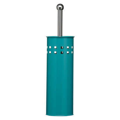 Indy Turquoise Toilet Brush with Holder