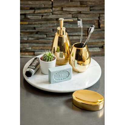 Magpie Dolomite Gold 3 Piece Bathroom Set