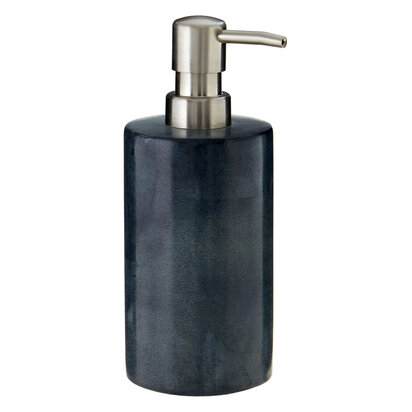 Kamal Dark Grey Marble Effect Lotion Dispenser