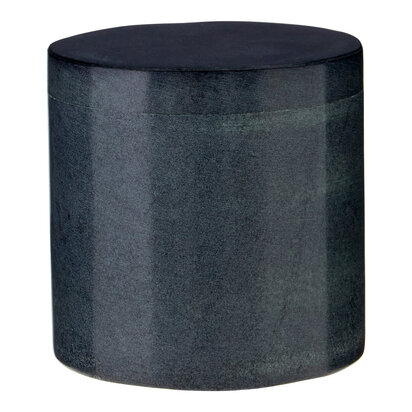 Kamal Dark Grey Marble Effect Cotton Jar