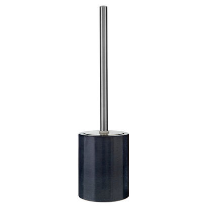 Kamal Dark Grey Marble Effect Toilet Brush