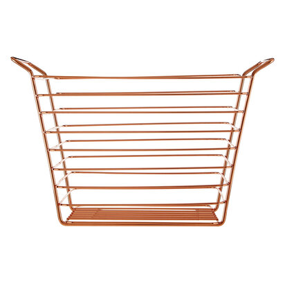 Shine Large Gold Finish Wire Basket