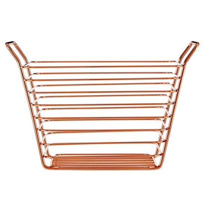 Asheora Small Gold Finish Wire Basket