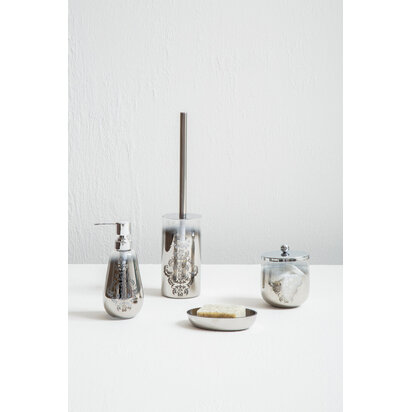 Elissa Silver Ombre Cotton Jar