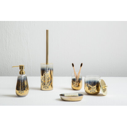 Elissa Oval Gold Soap Dish