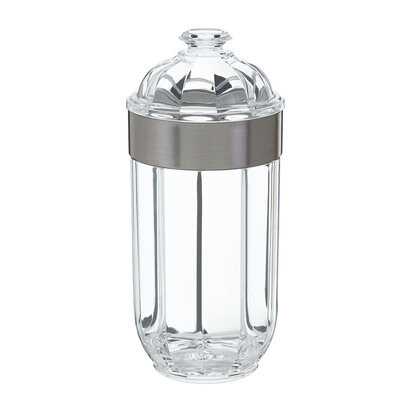 Guan Large Silver Acrylic Storage Jar