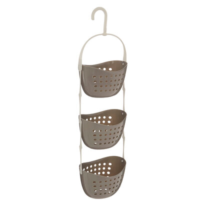 Dara 3 Tier Grey Shower Caddy