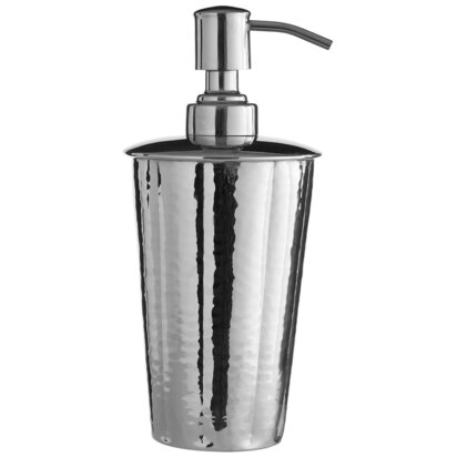 Vaco Hammered Bathroom Nickel Finish Lotion Dispenser