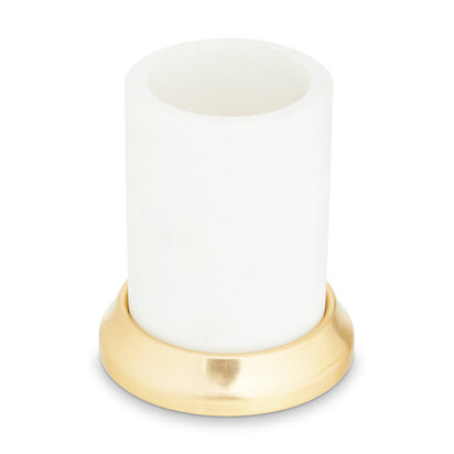 Mako White Marble Tumbler