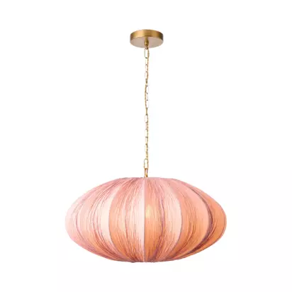John Lewis Edith Pendant Ceiling Light Plaster | H140 x Dia.55cm