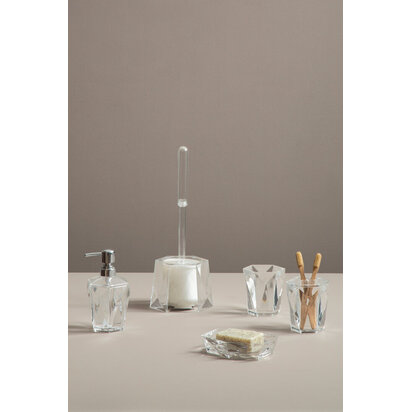 Dow Clear Acrylic Toothbrush Holder