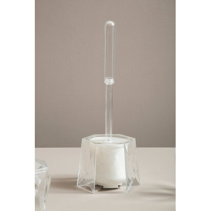 Dow Clear Acrylic Toilet Brush Holder