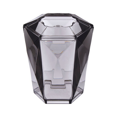 Dow Grey Acrylic Toothbrush Holder