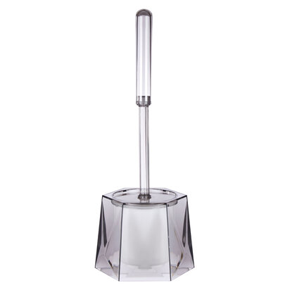 Dow Grey Acrylic Toilet Brush Holder