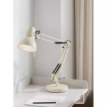 John Lewis Elliott Desk Lamp Butter | H58 x W50 x D17.5cm