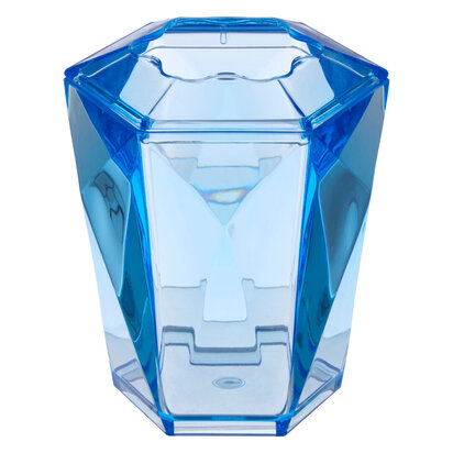 Piarrose Blue Acrylic Toothbrush Holder
