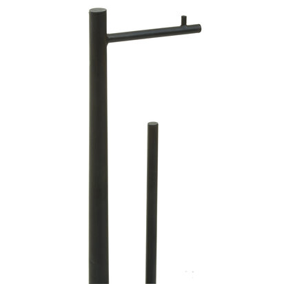 Fay Black Toilet Roll Holder
