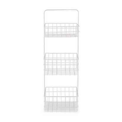 Kirby Three Tier White Storage Caddy