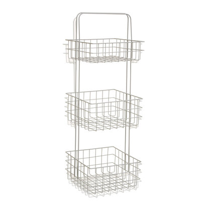 Kirby Three Tier White Storage Caddy