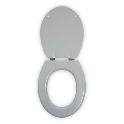 Brooks Matte Grey Toilet Seat