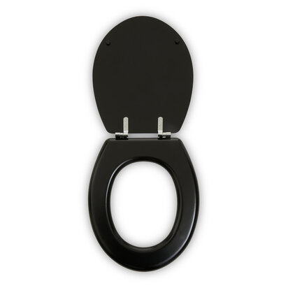 Vioinham Black Panel Effect Toilet Seat