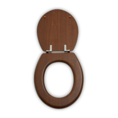 Brooks Dark Oak Toilet Seat
