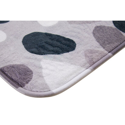Viorden Grey Pebble Bath Mat