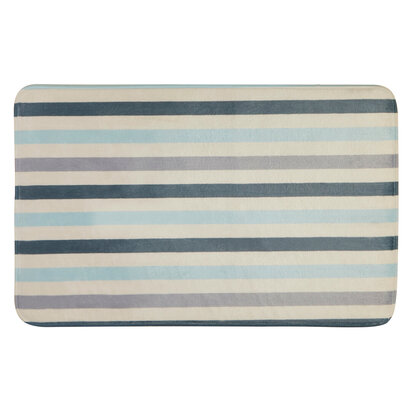 Soak Stripe Design Bath Mat