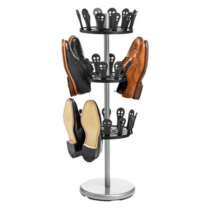 Tavia 3 Tier Revolving Shoe Stand