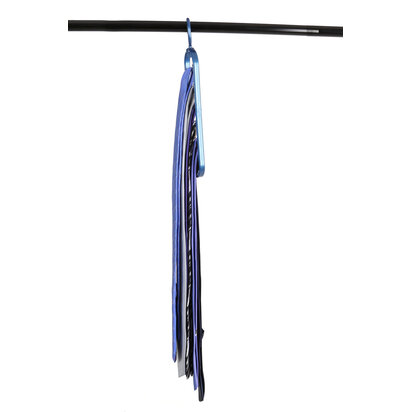 Set Of Two Indigo Plastic Tie Organiser