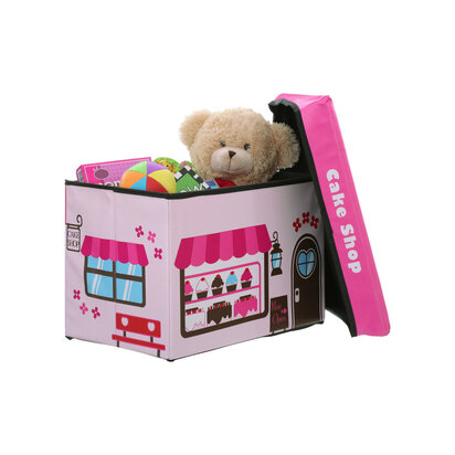 Children's Cake Design Storage Box And Seat