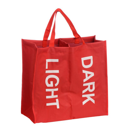 GreenLoop Red Polyester 2 Section Laundry Bag
