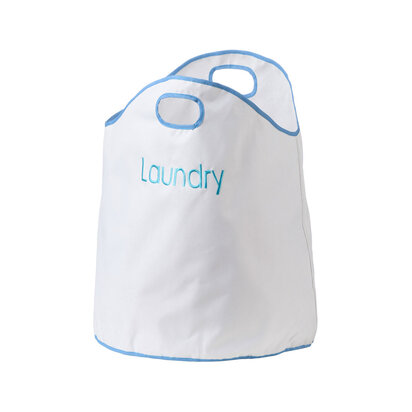 GreenLoop White and Blue Laundry Bag