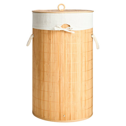 Kankyo Natural Round Laundry Hamper