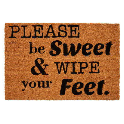 Siaufield Please Be Sweet Doormat
